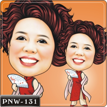 女生人像Q版漫畫PNW-131